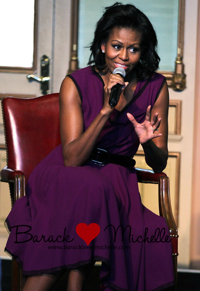 first lady obama at georgetown univ