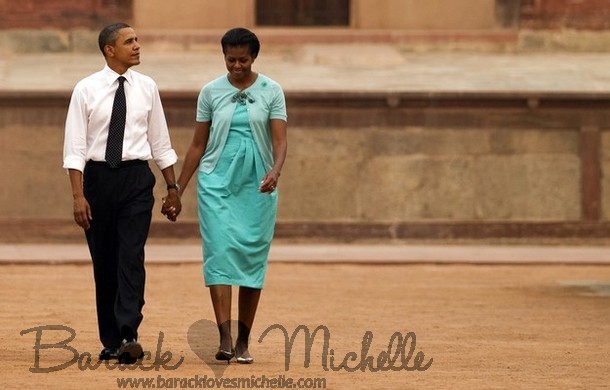 the obamas in new delhi